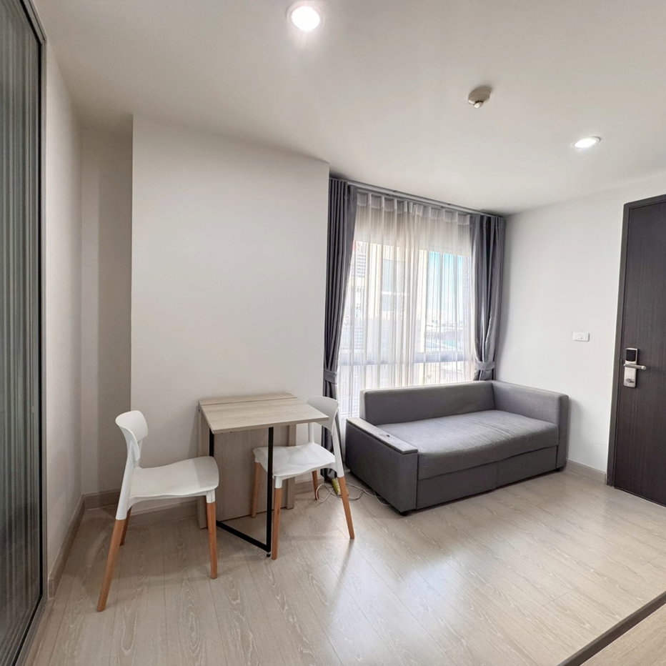 รูป ให้เช่า 🔥 Niche id Sukhumvit 113 🔥 ห้องมุม พร้อมเข้าอยู่ เฟอร์ครบ ฟรี Wi-Fi ใกล้ BTS สำโรง - รูปที่ 5/11