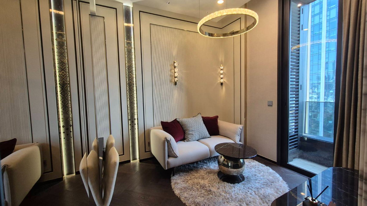 รูป ห้องสวยแต่งครบ โครงการหรูบนทำเลใจกลางทองหล่อ พร้อมเข้าอยู่! BTS Thonglor - รูปที่ 2/9