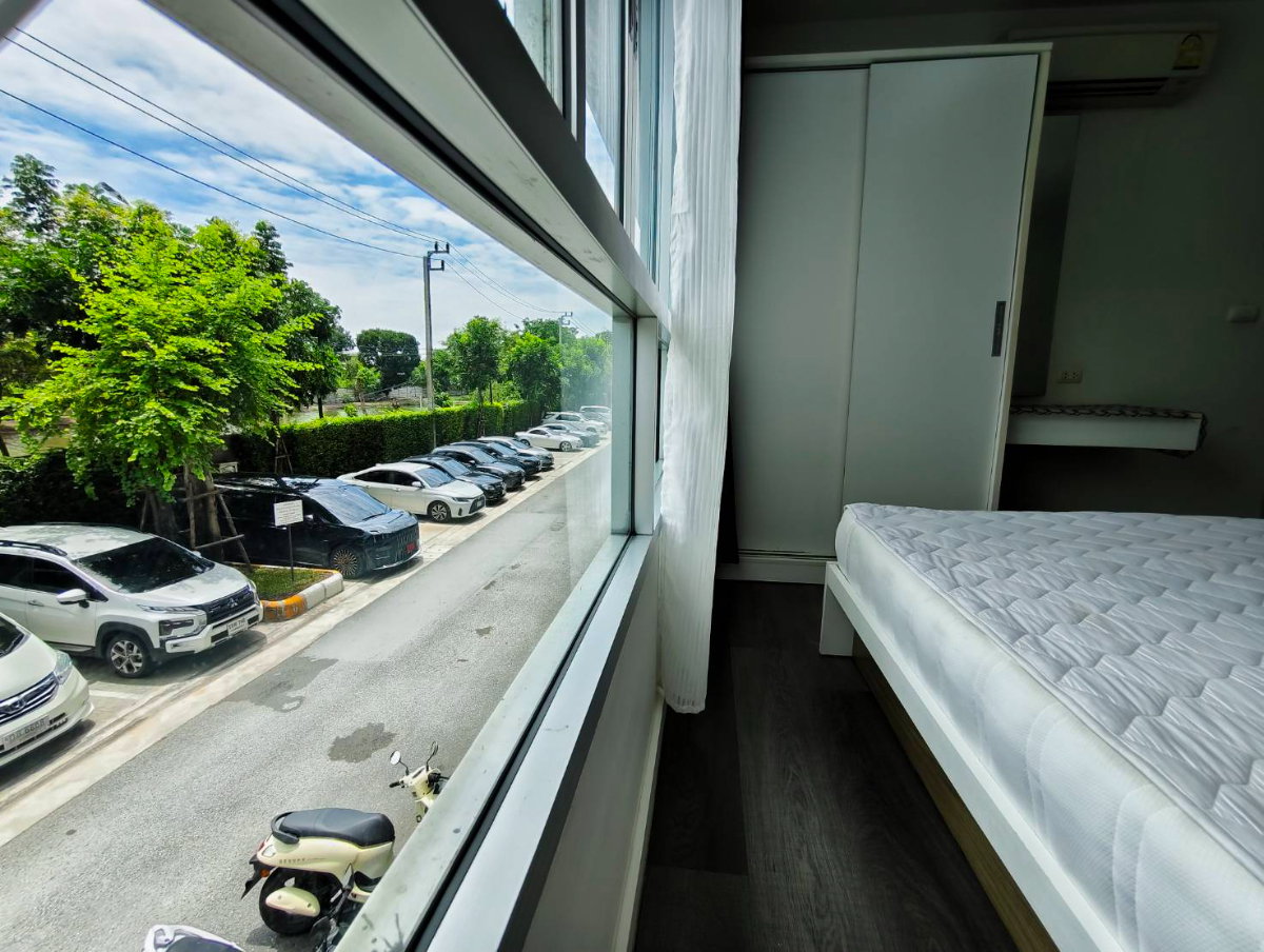 รูป ให้เช่าคอนโด D condo Abac Bangna Campus เฟอร์ฯครบ เครื่องใช้ไฟฟ้าครบ พร้อมหิ้วกระเป๋าเข้าอยู่ได้เลย ใกล้ ม.Abac บางนา - รูปที่ 11/11