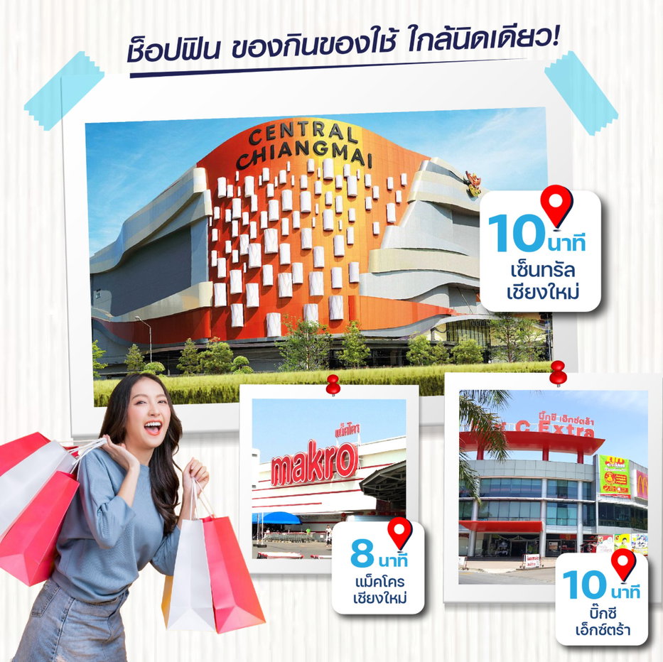 รูป ขายบ้านแฝดหน้าสวน กาญจน์กนกวิลล์26 สันกลาง - รูปที่ 19/19