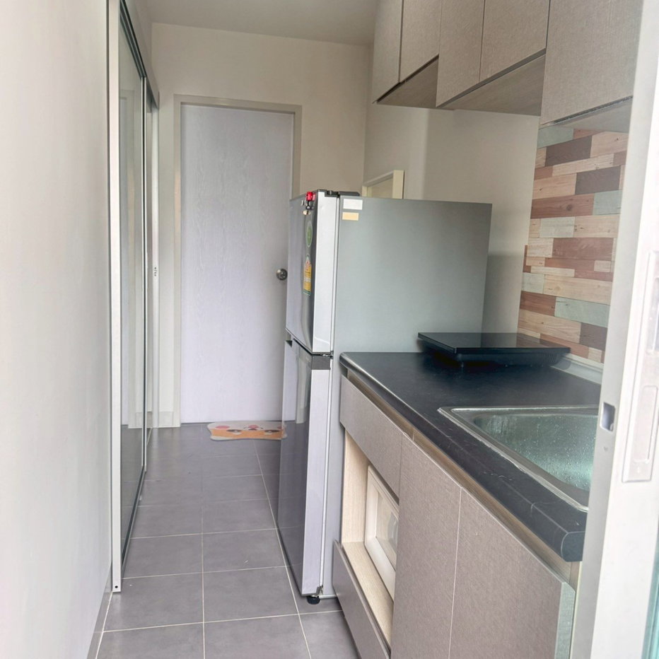 รูป ให้เช่า 🔥 Niche id Sukhumvit 113 🔥 ห้องมุม พร้อมเข้าอยู่ เฟอร์ครบ ฟรี Wi-Fi ใกล้ BTS สำโรง - รูปที่ 8/11