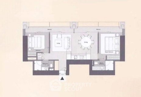คอนโด 2 ห้องนอน Nimit Langsuan ชั้น 23 ใกล้ BTS ราชดำริ (ID 3083152)
