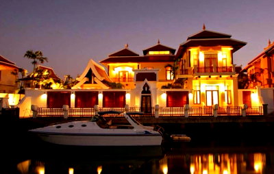 Houses for sale Pattaya : 🔥 For Sale: Luxury Waterfront Pool Villa with Private View Talay Marina Na Jomtien | Near Na Jomtien Beach