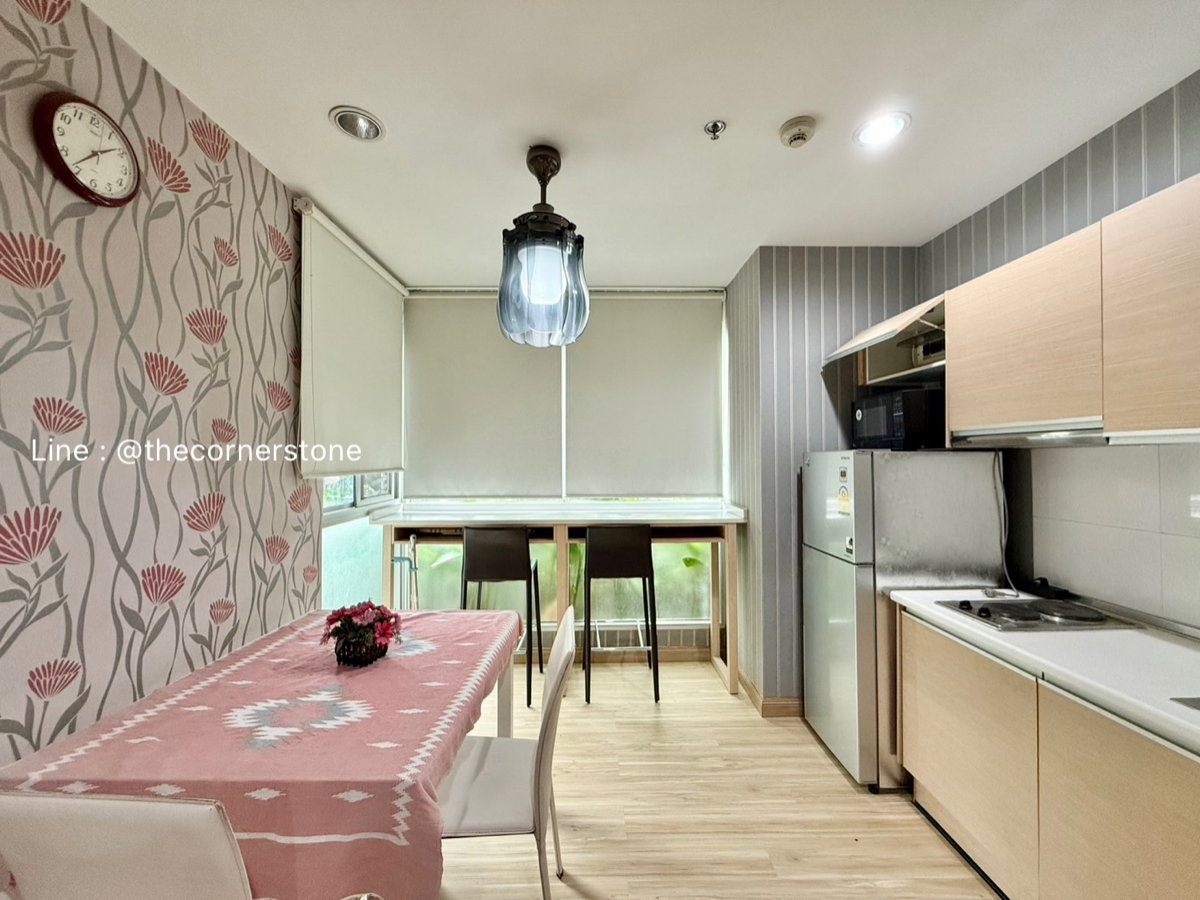 พร้อมให้เช่า❗️"𝐑𝐡𝐲𝐭𝐡𝐦 𝐑𝐚𝐭𝐜𝐡𝐝𝐚" 1 ห้องนอน ขนาด 46 ตร.ม. Sky Kitchen วิวสระว่ายน้ำ  [250682]