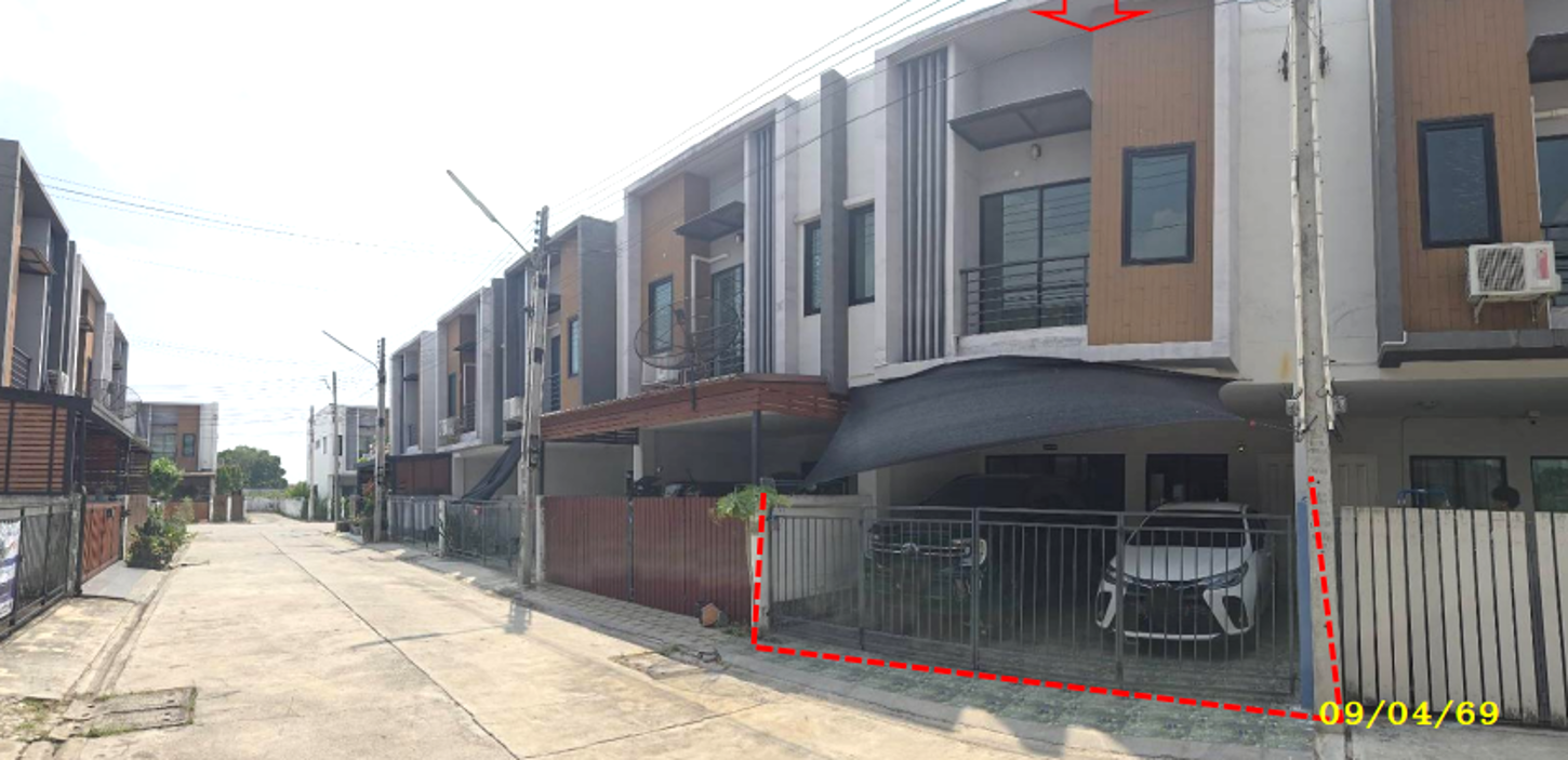 picture TOWN HOUSE 22.5 Sq.w. Phan Thong Chonburi for 2.3M - 6/12