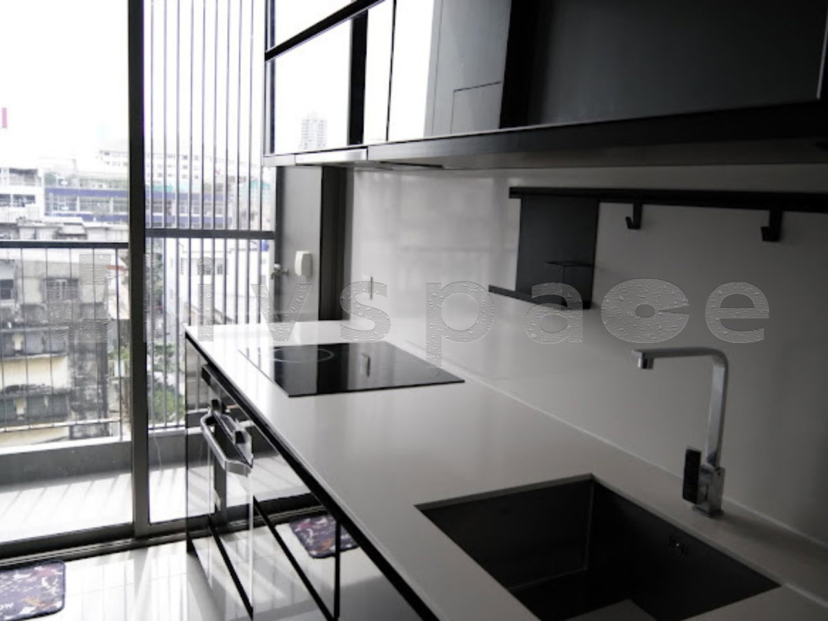 รูป ▚ LL132ツ ให้เช่า: The Room Sathorn-St. Louis 2ห้องนอน 67ตร.ม. ชั้นไม่สูง วิวถนนจันทน์ โทนดำเท่เรียบหรู✨ - รูปที่ 4/10