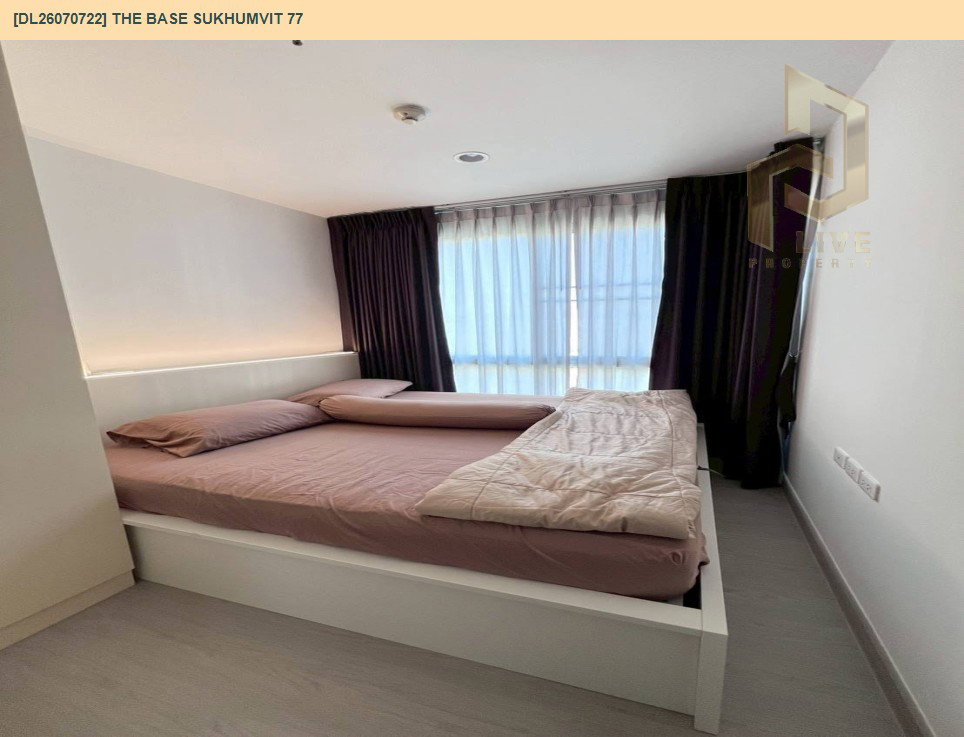 รูป DL26070722 ให้เช่าคอนโด เดอะ เบส สุขุมวิท 77 (The Base Sukhumvit 77) ใกล้ BTS อ่อนนุช พร้อมเข้าอยู่ โทรด่วน 0638692663 LineID @952jdxxk - รูปที่ 2/10