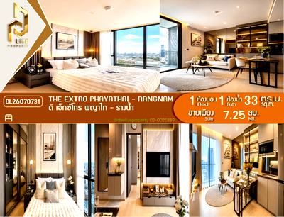 Condos for sale : DL26070731 Condo for sale, THE EXTRO Phayathai - Rangnam near -, ready to move in, call urgently 0653619502 LineID @952jdxxk