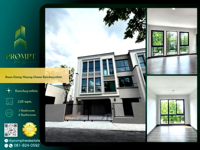 Houses for rent Phahonyothin Road : AB06038 - Baan Klang Muang Classe Ratchayothin