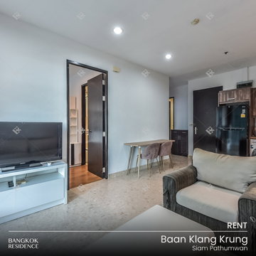 เช่าคอนโด 🌃 Baan Klang Krung Siam Pathumwan 2นอน 67ตร.ม. 30k ✨ รีโนเวทใหม่ ใกล้ BTS ราชเทวี