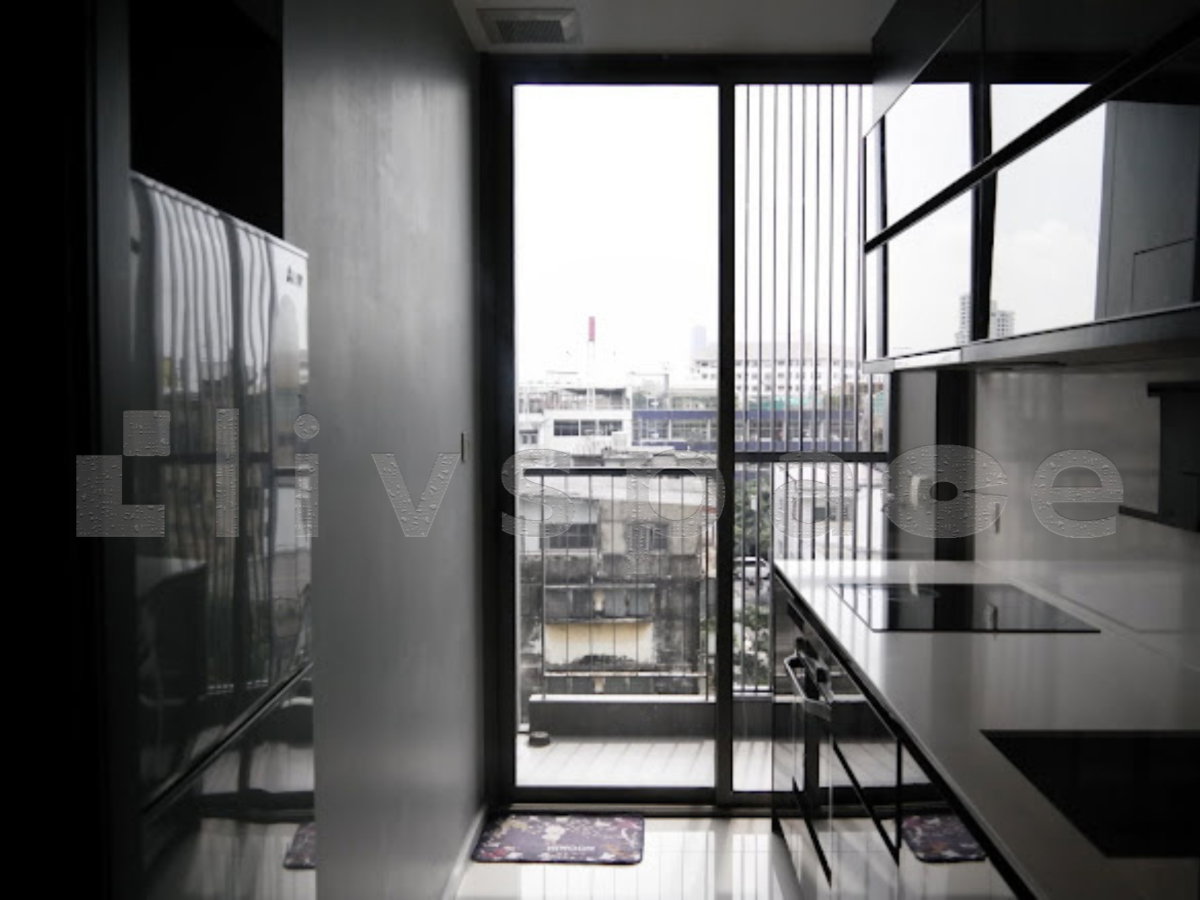รูป ▚ LL132ツ ให้เช่า: The Room Sathorn-St. Louis 2ห้องนอน 67ตร.ม. ชั้นไม่สูง วิวถนนจันทน์ โทนดำเท่เรียบหรู✨ - รูปที่ 3/10