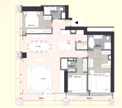 Condos for sale : 3-BR High-Floor 164 Sqm For Sale At Nimit Langsuan Near BTS Ratchadamri (ID 3083193)