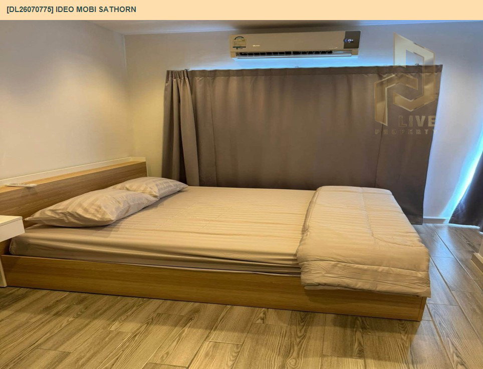 รูป DL26070775 ให้เช่าคอนโด ไอดีโอ โมบิ สาทร (IDEO Mobi Sathorn) ใกล้ BTS กรุงธนบุรี พร้อมเข้าอยู่ โทรด่วน 0614453194 LineID @952jdxxk - รูปที่ 2/10