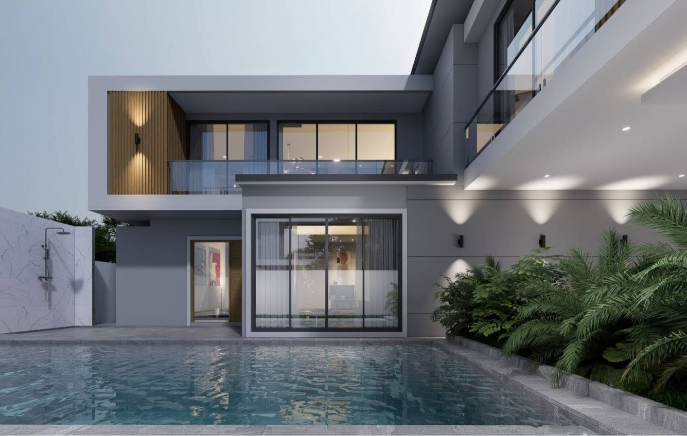 รูป Pre Sale Modern Tropical Pool Villa for Sale Siam Country Club - รูปที่ 3/19