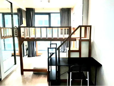 คอนโดให้เช่า : 🔥 จองด่วน  Ideo Q Chula-Samyan | Studio 1 ห้องนอน เตียง 2 ชั้น เช่าเพียง 22,000 ฿ 🔥 