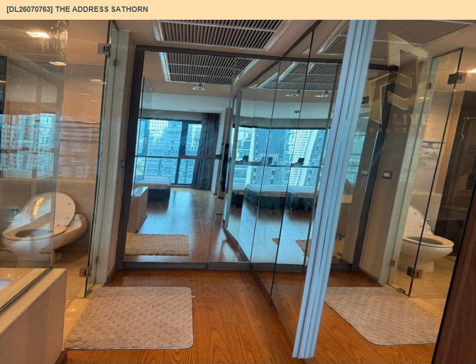 รูป DL26070763 ให้เช่าคอนโด ดิ แอดเดรส สาทร (The Address Sathorn) ใกล้ BTS เซ็นต์หลุยส์ พร้อมเข้าอยู่ โทรด่วน 0653619502 LineID @952jdxxk - รูปที่ 8/13