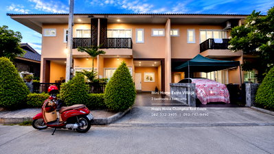 Townhouses for rent Chiang Mai : For Rent Townhome in Minihome Sansai Area 082-532-3935