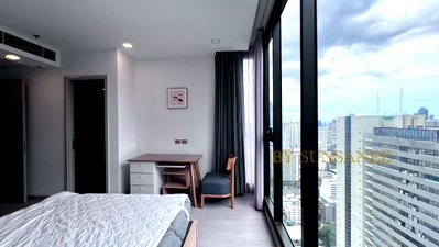 คอนโดให้เช่า : One9Five | ให้เช่า 2 ห้องนอน ตกแต่งเรียบร้อยสวยงาม วิวสวยมาก เห็นหลายตึกย้ายรัชดา ตึกทำเลสะดวกใกล้ทางด่วนและใกล้เซ็นทรัลพระราม 9