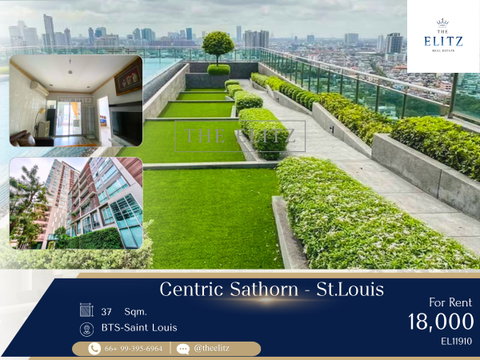 ✨Live in the Heart of Sathorn CBD! Stunning Modern Unit Surrounded by Elite Schools, Top Hospitals, and Famous Eateries ✨
