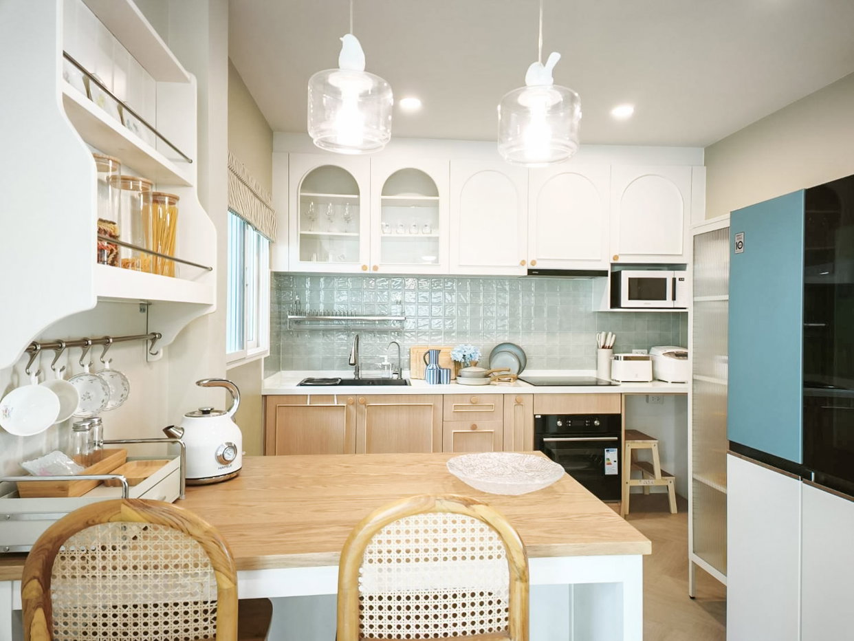 รูป 3 Bedroom Corner House for Rent East Pattaya Near Mabprachan - รูปที่ 6/12