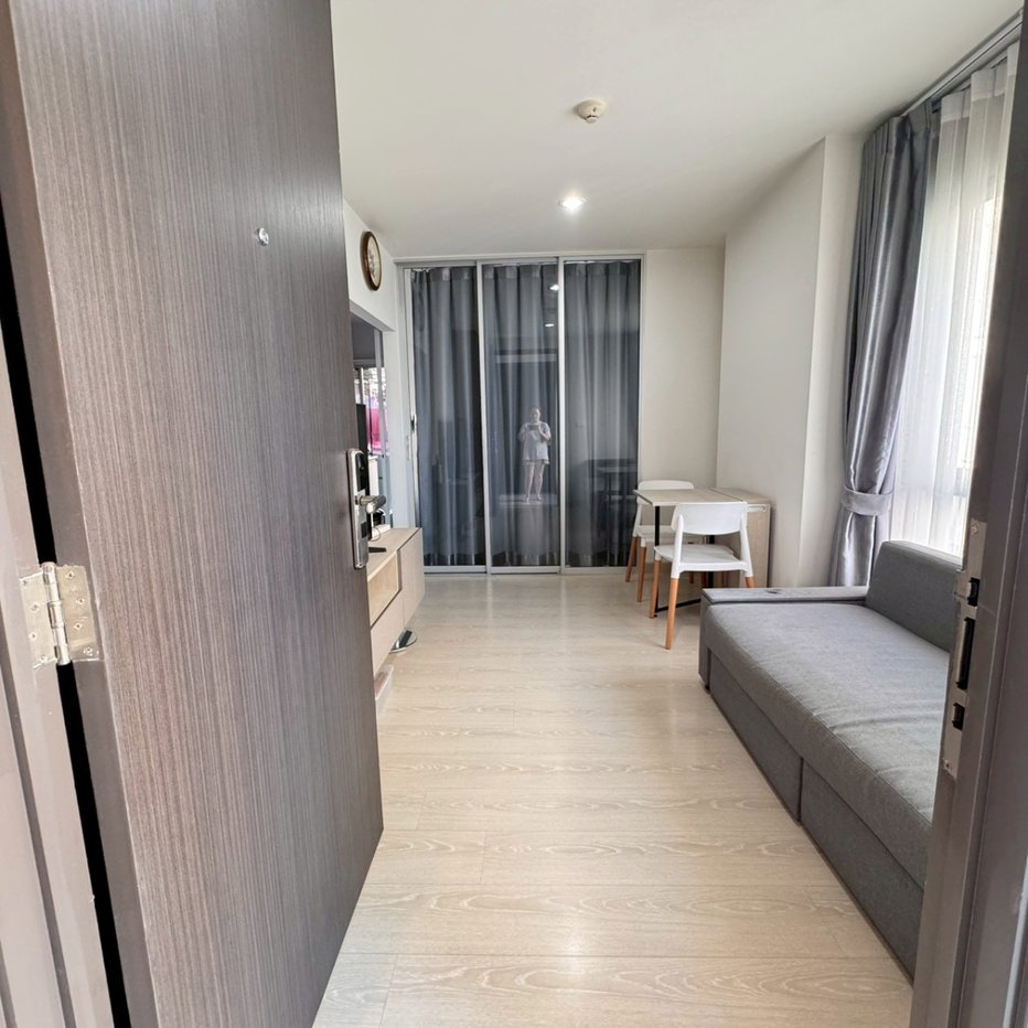 รูป ให้เช่า 🔥 Niche id Sukhumvit 113 🔥 ห้องมุม พร้อมเข้าอยู่ เฟอร์ครบ ฟรี Wi-Fi ใกล้ BTS สำโรง - รูปที่ 6/11