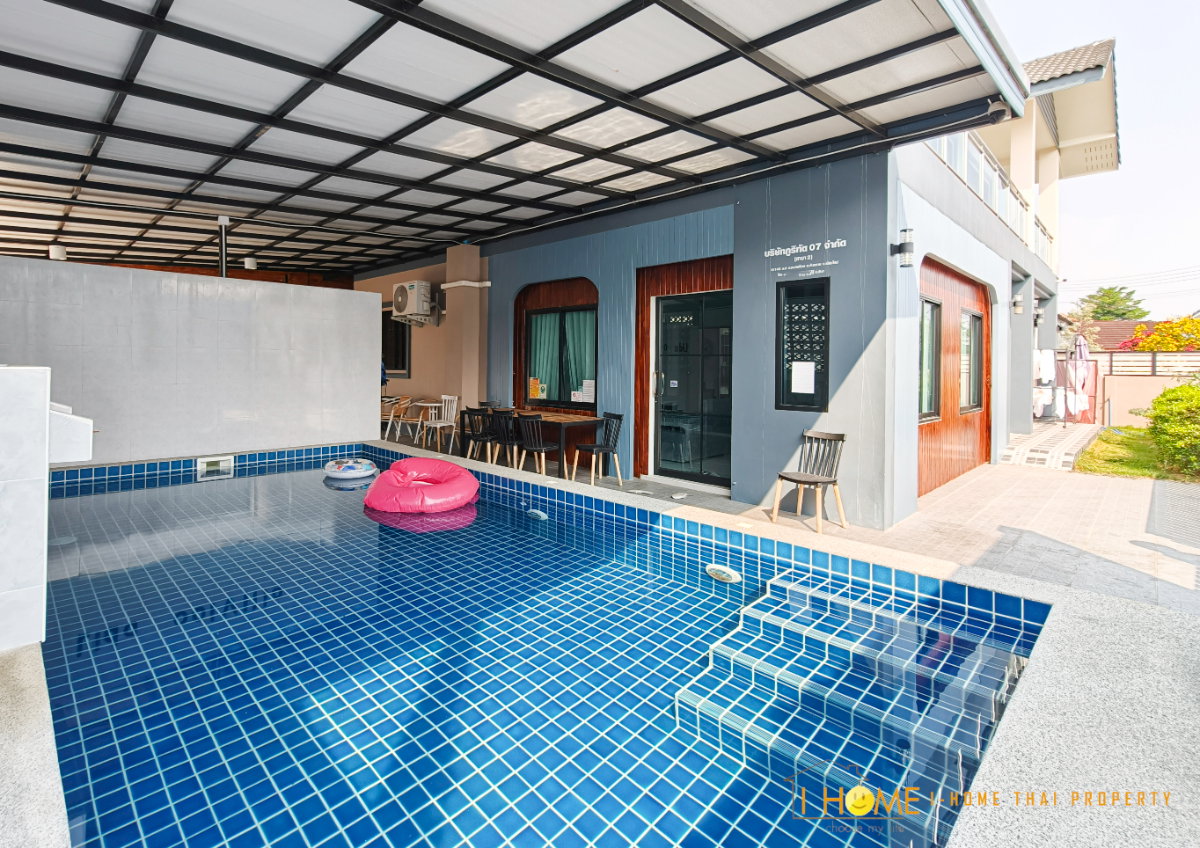 รูป  ✨ Pool Villa 2 ชั้น พร้อมสระว่ายน้ำส่วนตัว บนพื้นที่กว้างขวาง ตกแต่งพร้อมเข้าอยู่  #ASS-V0041 - รูปที่ 4/50