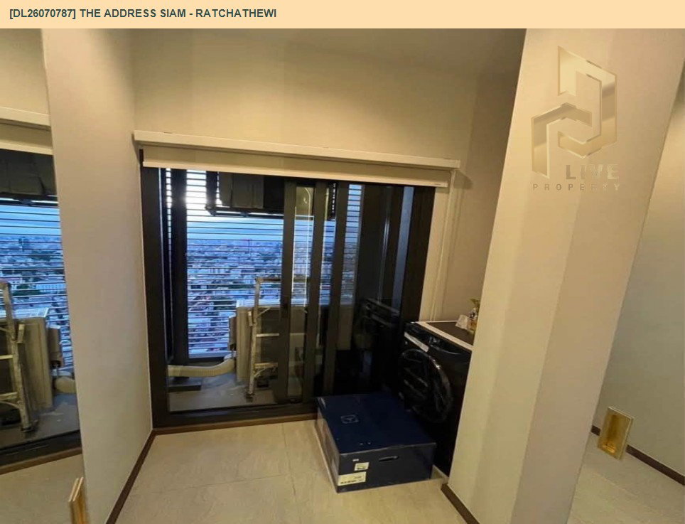 รูป DL26070787 ให้เช่าคอนโด ดิ แอดเดรส สยาม - ราชเทวี (THE ADDRESS SIAM - RATCHATHEWI) ใกล้ BTS ราชเทวี พร้อมเข้าอยู่ โทรด่วน 0638692663 LineID @952jdxxk - รูปที่ 7/7