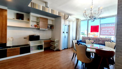 Condos for sale : FOR SALE condo, Corner room, Beautiful view, Iris Rama9-Srinakarin, Suan Luang, Bangkok with Fully Furnished