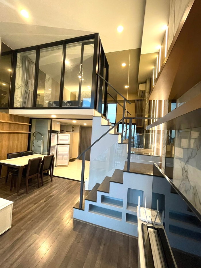 รูป 🏙Duplex 2 ชั้น 🔥Knightsbridge space พระราม9🔥🚅 ติด MRT พระราม9 ‼️ใกล้ Central Rama 9,Fortune☎️Tel/What App:0917061999 คุณกวา - รูปที่ 7/20