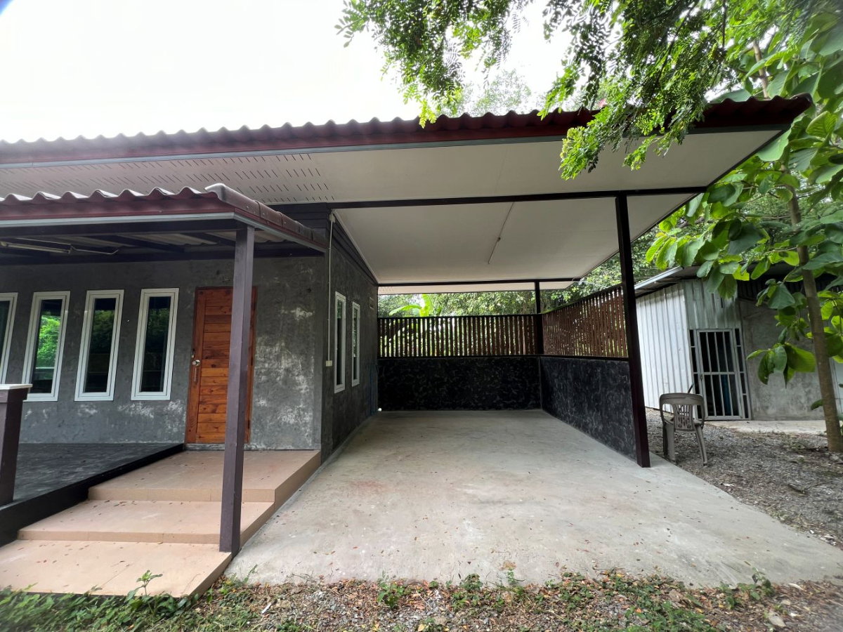 รูป ให้เช่าบ้านเดี่ยวชั้นเดียว 30 ตร.ว. 1 ห้องนอน 1 ห้องน้ำ บ้านในสวน ร่มรื่น อำเภอเดิมบางนางบวช จ.สุพรรณบุรี - รูปที่ 2/2