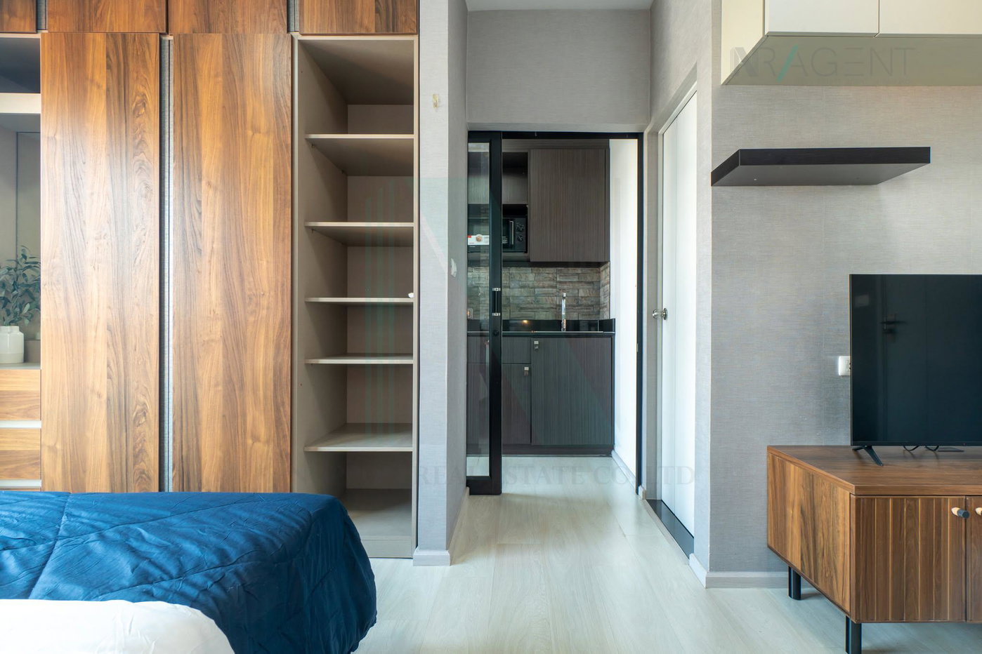 รูป 🎊 ให้เช่าคอนโด ยูนิโอ รามคำแหง-เสรีไทย อาคาร 1 ชั้น 5 สตูดิโอ ขนาด 23 ตรม ใกล้ NIDA - รูปที่ 1/8