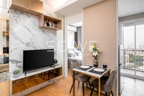 รูปภาพ 1 Bed Large Room  City View Fully furnished Good Location Close to MRT Phahon Yothin 300 m. @  The Saint Residences