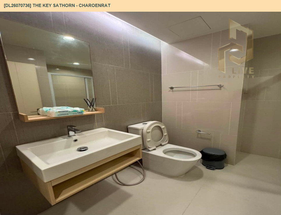 รูป DL26070736 ขายคอนโด เดอะคีย์ สาทร - เจริญราษฎร์ (The Key Sathorn - Charoenrat) ใกล้ BTS สุรศักดิ์ พร้อมเข้าอยู่ โทรด่วน 0638692663 LineID @952jdxxk - รูปที่ 9/10