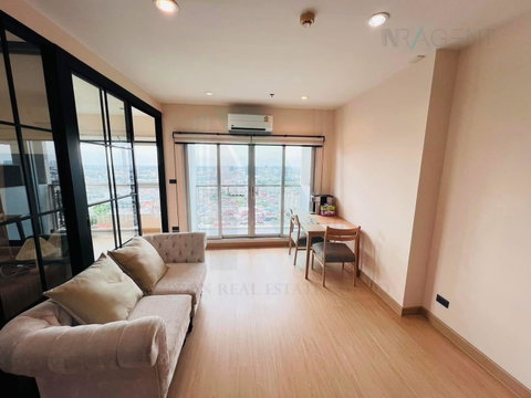 🔺 For Rent Condo THE PARKLAND TAKSIN - THAPRA Building A, Floor 24,2 bed room, Room size 50.00 sqm