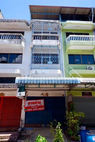 รูป ขายอาคารพาณิชย์ 4 ชั้น(มีดาดฟ้า) ติดถนนสะแกงาม35/2 บ้านสภาพดี เจ้าของขายเอง 4นอน 3น้ำ 300 ตร.ม. 24 ตร.ว. - รูปที่ 1/8