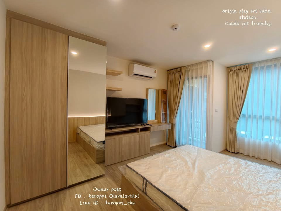 รูป ME2500362 คอนโดเลี้ยงสัตว์ได้ Origin Play Sri Udom Station ใกล้รถไฟฟ้าหลายสาย - รูปที่ 4/12