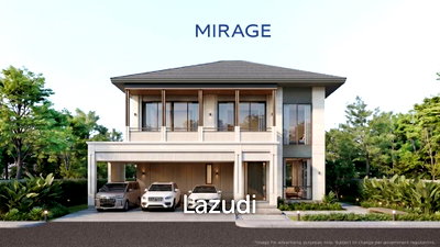 บ้านเดี่ยว ชลบุรี : 4 Bedrooms 5 Bathrooms 360 SQM. Patta Riverine - Mirage