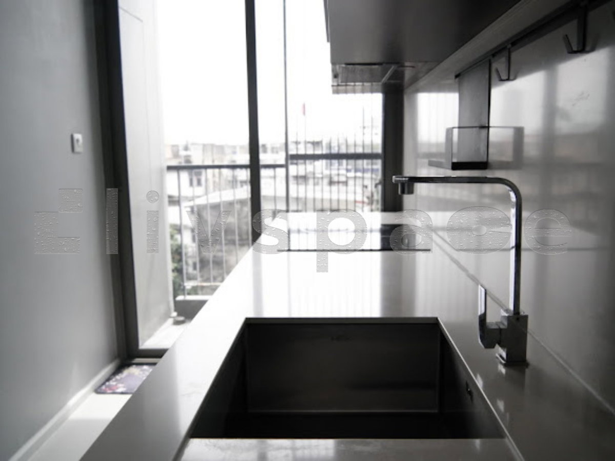 รูป ▚ LL132ツ ให้เช่า: The Room Sathorn-St. Louis 2ห้องนอน 67ตร.ม. ชั้นไม่สูง วิวถนนจันทน์ โทนดำเท่เรียบหรู✨ - รูปที่ 5/10