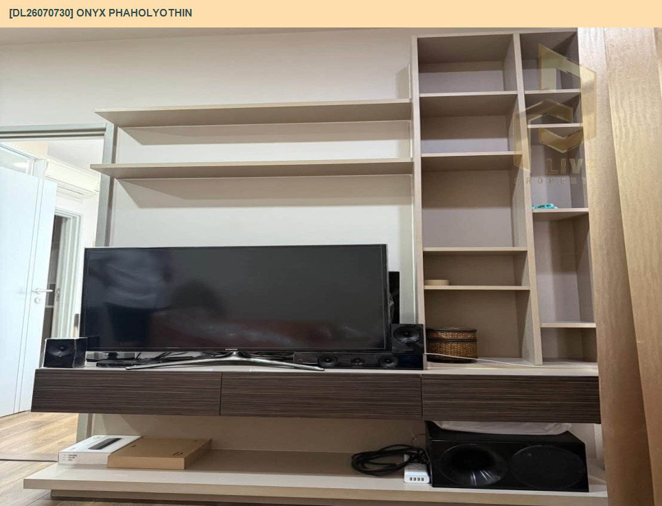 รูป DL26070729 ขายคอนโด ออนเน็กซ์ พหลโยธิน (Onyx Phaholyothin) ใกล้ BTS สะพานควาย พร้อมเข้าอยู่ โทรด่วน 0638692663 LineID @952jdxxk - รูปที่ 4/7