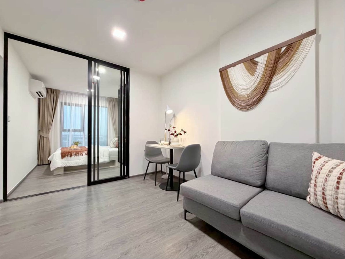 รูป 🔥 Kave Wonderland ห้องสวยใกล้ ม.กรุงเทพ 1 Bedroom Plus ชั้น 8 เพียง 15,000 บาท/เดือน พร้อมอยู่! 🎓✨ - รูปที่ 8/15