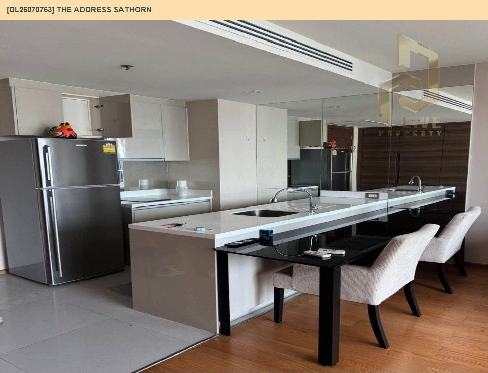 รูป DL26070763 ให้เช่าคอนโด ดิ แอดเดรส สาทร (The Address Sathorn) ใกล้ BTS เซ็นต์หลุยส์ พร้อมเข้าอยู่ โทรด่วน 0653619502 LineID @952jdxxk - รูปที่ 13/13