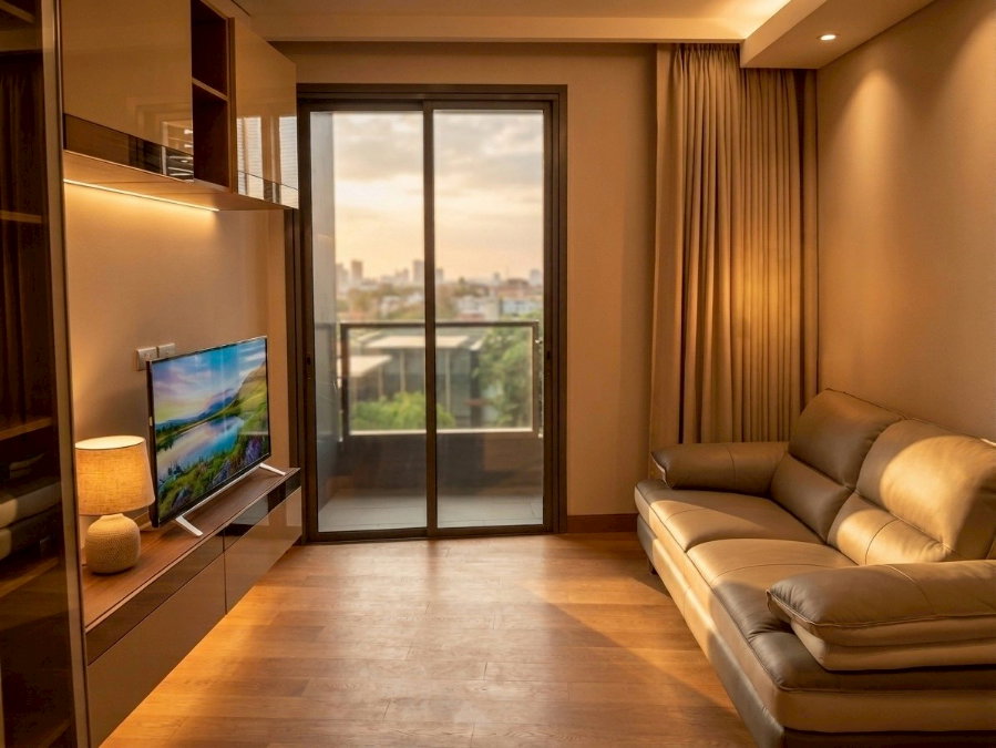 รูป 🌆✨ The Lumpini 24 ห้องสวย Luxury Cozy 🤎 2 Bed กว้างอยู่สบาย ใกล้ BTS Phrom Phong พร้อมเฟอร์ครบและวิวเมืองสุดอบอุ่น 🌿 - รูปที่ 4/9