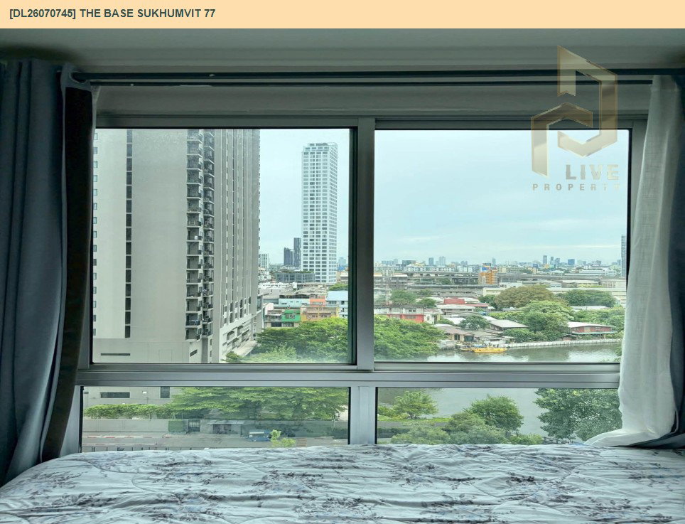 รูป DL26070745 ให้เช่าคอนโด เดอะ เบส สุขุมวิท 77 (The Base Sukhumvit 77) ใกล้ BTS อ่อนนุช พร้อมเข้าอยู่ โทรด่วน 0653619502 LineID @952jdxxk - รูปที่ 7/9