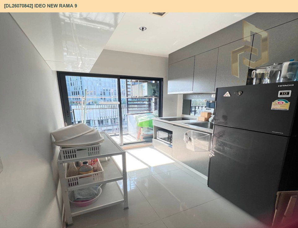 รูป DL26070842 ให้เช่าคอนโด ไอดีโอ นิว พระราม 9 (IDEO New Rama 9 ) ใกล้ MRT พระราม 9 พร้อมเข้าอยู่ โทรด่วน 0653619502 LineID @952jdxxk - รูปที่ 5/6