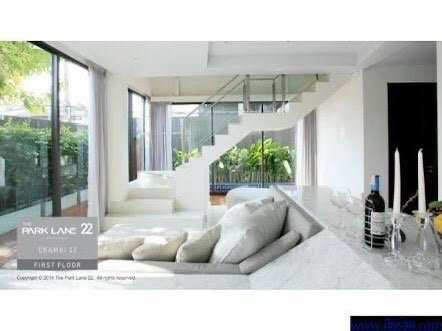 รูป 🌳🏡□■ The Park Lane Ekamai 22 3 BR 5 BH 450 sqm. Corner plot with private swimming pool and private side yard for Rental Townhome for Rental■□🏡🌳 - รูปที่ 4/20