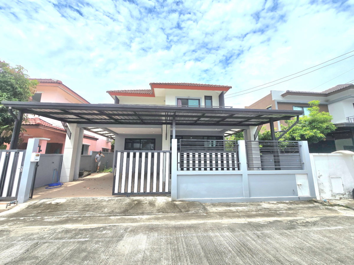 รูป บ้านเดี่ยว กว้าง ราคาถูก หมู่บ้านฟอเรสต้า KC Garden Home 17 ถนนนิมิตใหม่ 40 สามวาตะวันออก คลองสามวา ฟังก์ชั่นบ้านดี มีห้องน้ำในห้องนอนทุกห้อง - รูปที่ 2/43