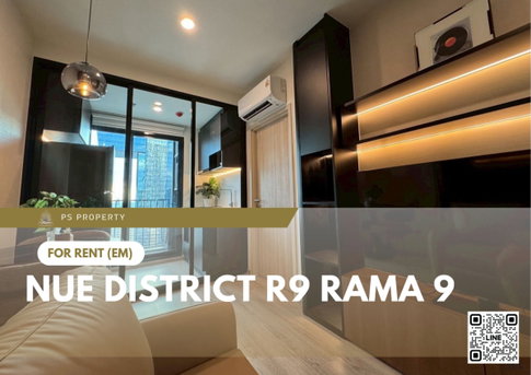 For Rent 📍 Nue District R9 Rama 9 📍 Fully furnished and equipped with appliances; near Central Rama 9.