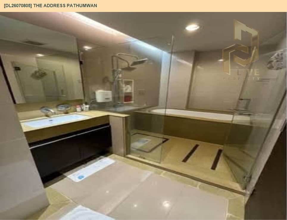 รูป DL26070805 ให้เช่าคอนโด ดิ แอดเดรส ปทุมวัน (The Address Pathumwan) ใกล้ BTS พญาไท พร้อมเข้าอยู่ โทรด่วน 0614453194 LineID @952jdxxk - รูปที่ 5/7