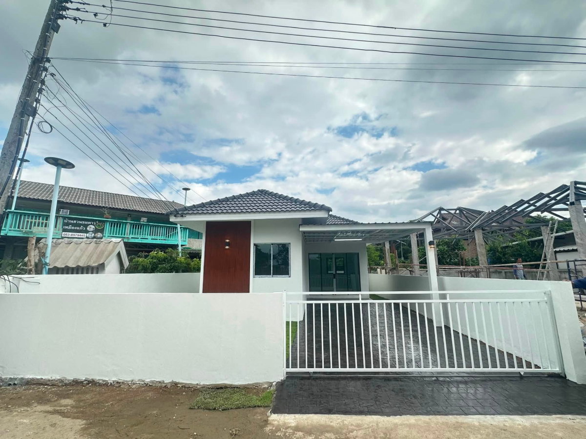 รูป 👉 ขาย 🏡 บ้านเดี่ยวชั้นเดียว บ้านใหม่พร้อมอยู่ โซนแม่ริม เชียงใหม่ #CMR100290 - รูปที่ 1/16