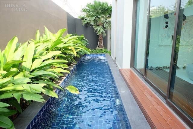 รูป 🌳🏡□■ The Park Lane Ekamai 22 3 BR 5 BH 450 sqm. Corner plot with private swimming pool and private side yard for Rental Townhome for Rental■□🏡🌳 - รูปที่ 5/20